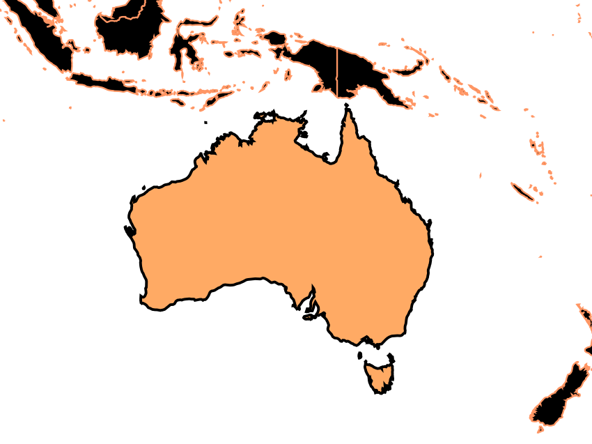 Map of Australia
