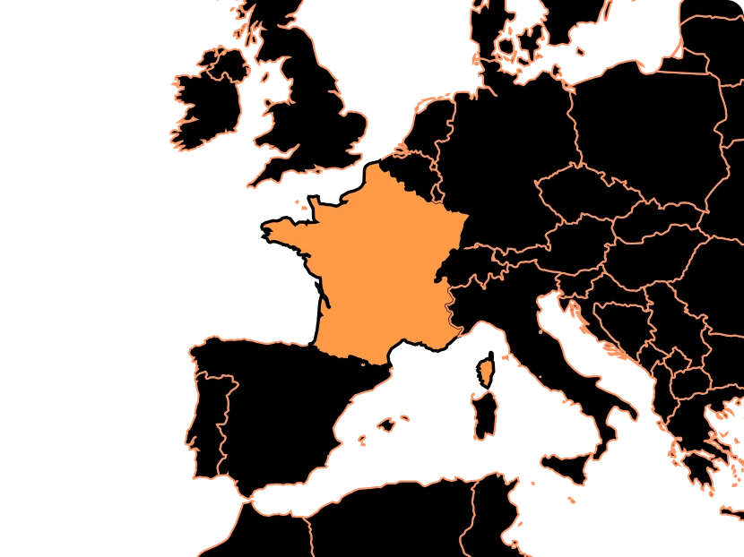 Mapa de Francia