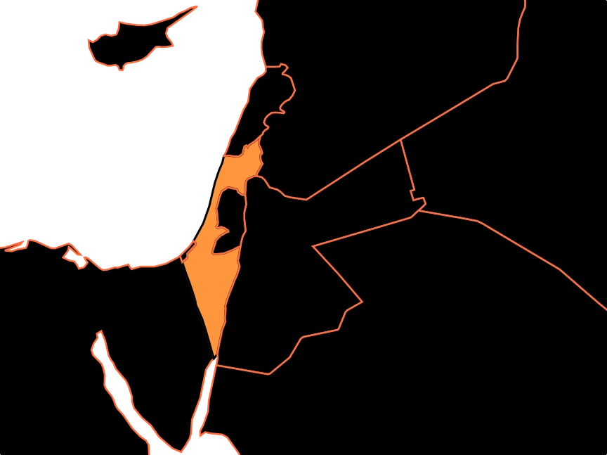 Mapa de Israel