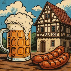 La cerveza y la salchica, una delicia alemana