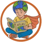 Super Geo Kid simple logo