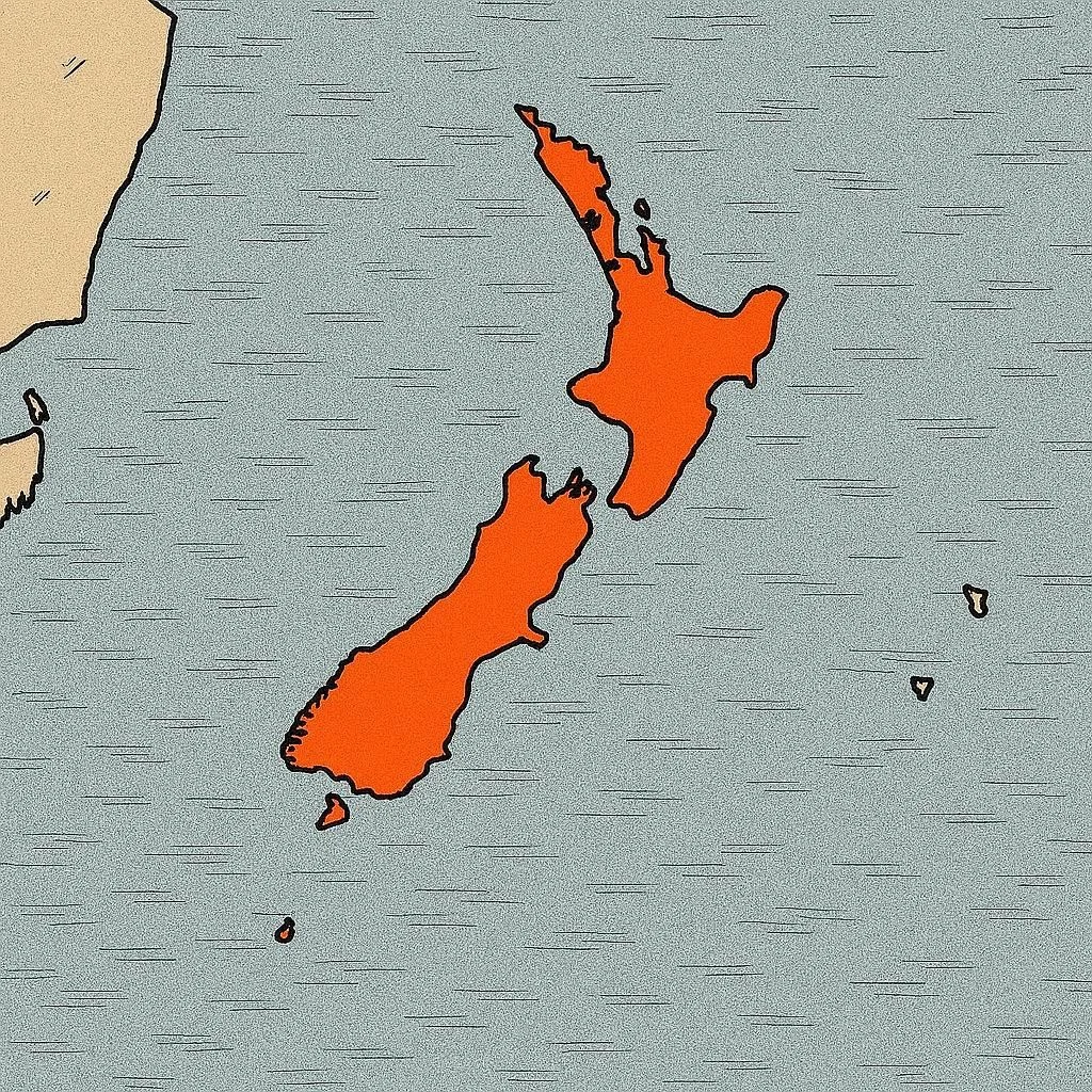 Cuevas de las luciérnagas de Waitomo Mapa
