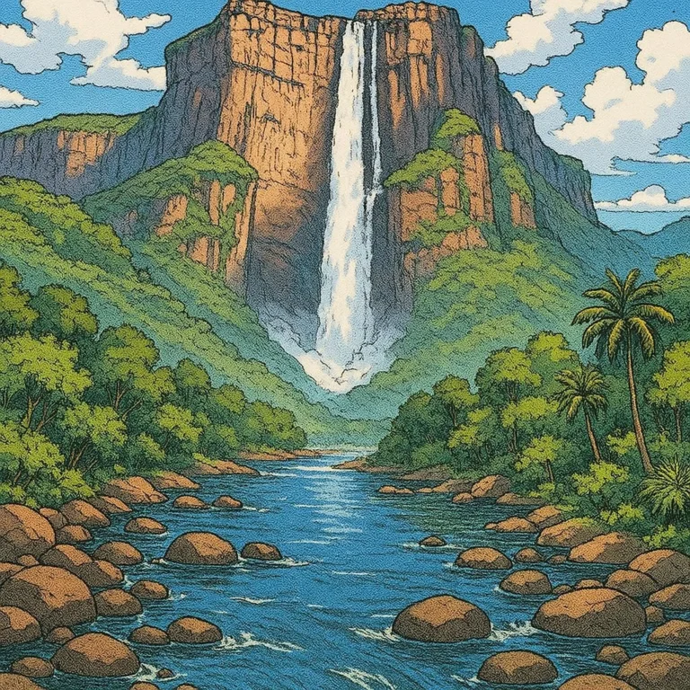 Salto del Angel cascada más alta - Venezuela