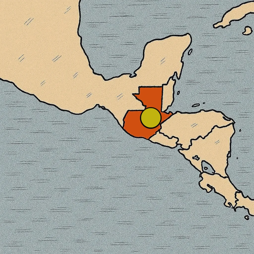 Semuc Champey mapa - Guatemala