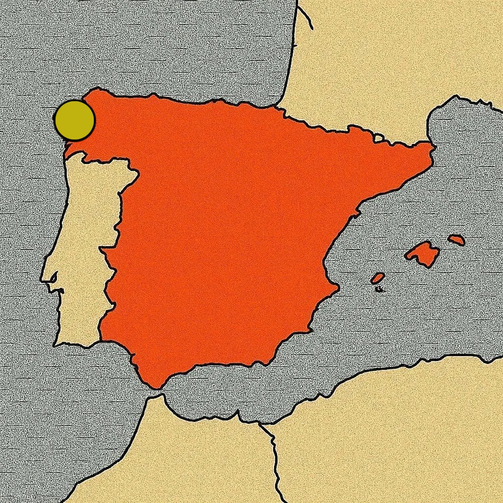 Catedral de Santiago mapa - España