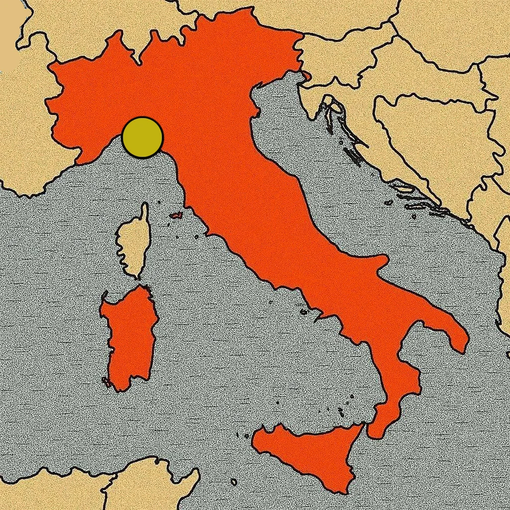 Cinque Terre mapa - Italia