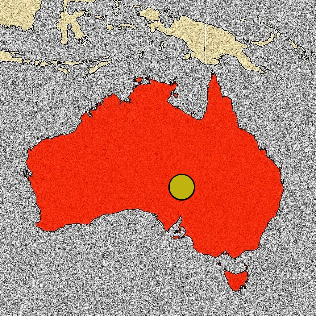 Coober Pedy mapa - Australia