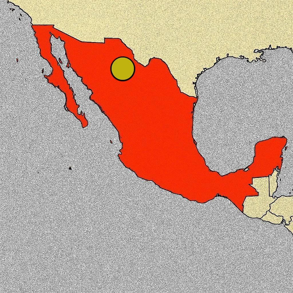Cueva de los Cristales mapa - México