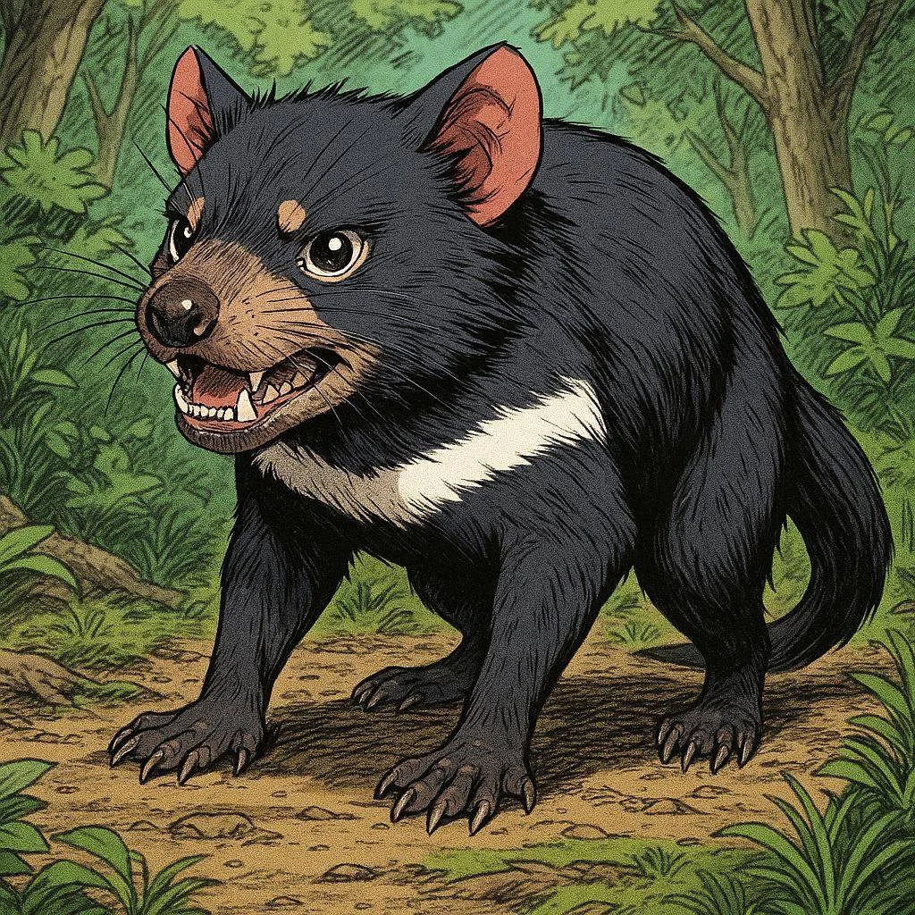 Demonio de Tasmania - Australia