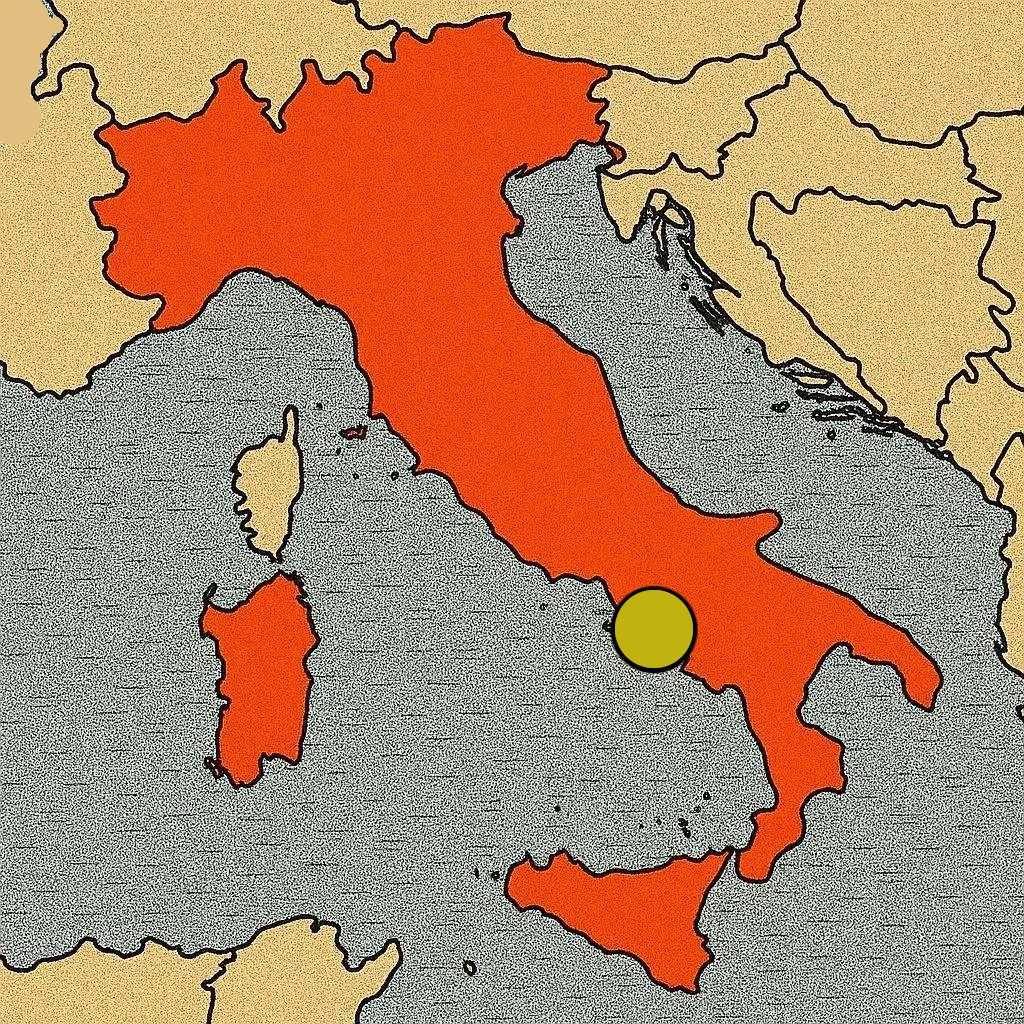 Pompeya mapa - Italia