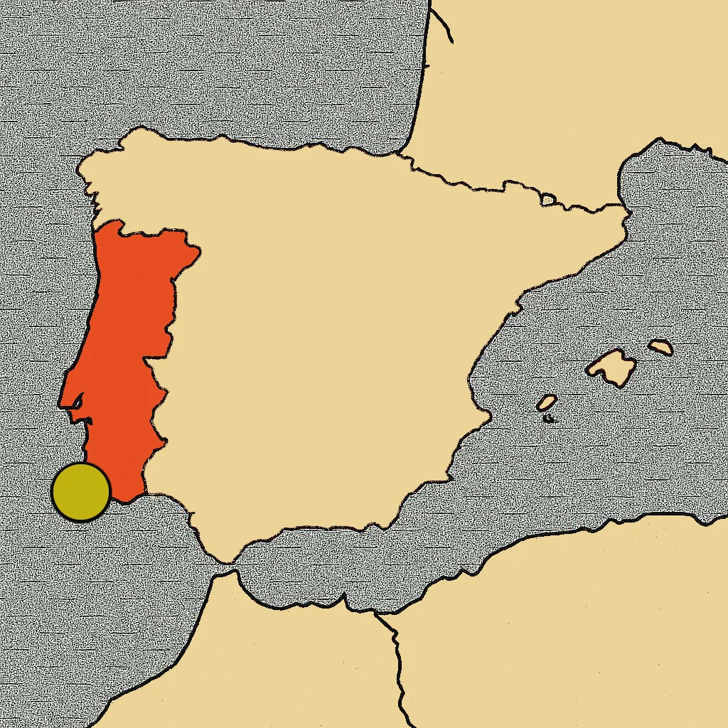 Sagres mapa - Portugal