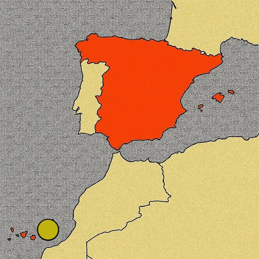 Timanfaya mapa - España