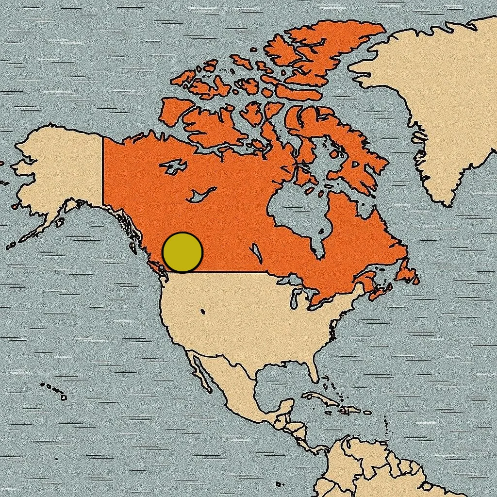 Drumheller mapa - Canadá