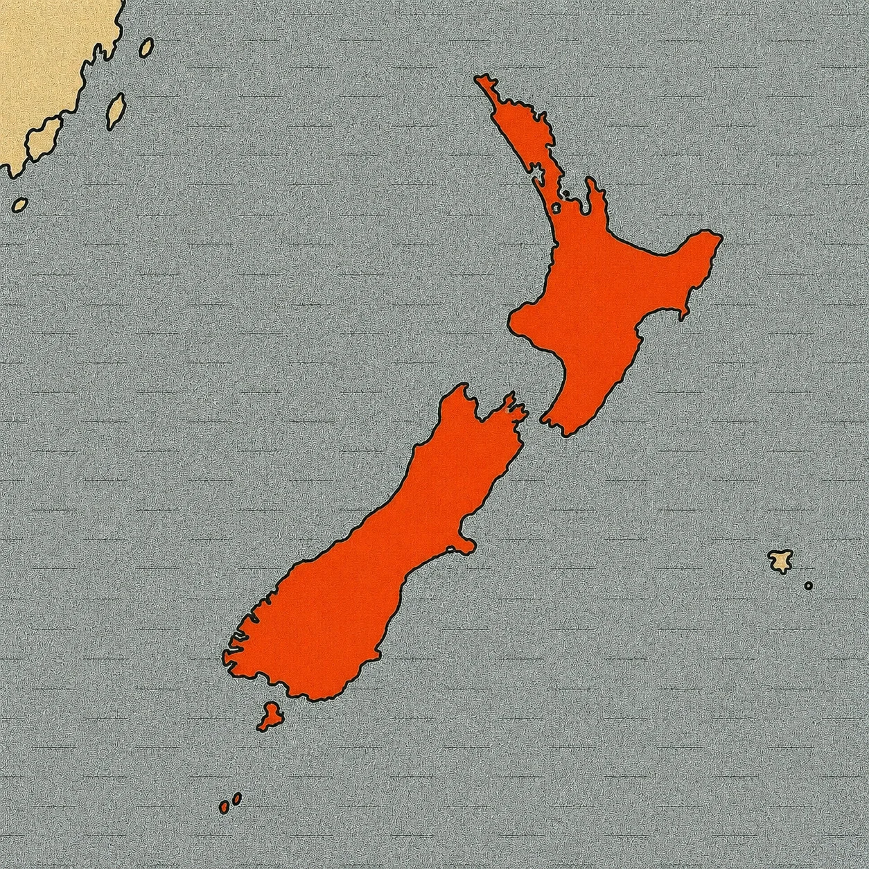 Voto de la mujer mapa - Nueva Zelanda